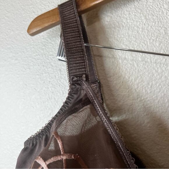 Elomi EL4030PCN Cate Underwire Full Cup Banded Bra in brown 38M - Picture 5 of 9